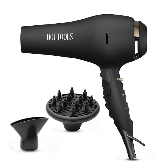 Hot Tools Pro Artist Black Gold 2100 Turbo Ceramic Blow Dryer, 1875 Watts