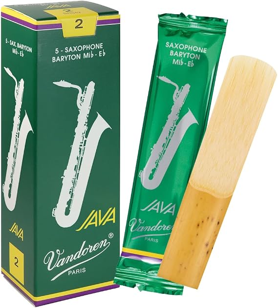 Vandoren SR342 Bari Sax JAVA Reeds Strength 2; Box of 5