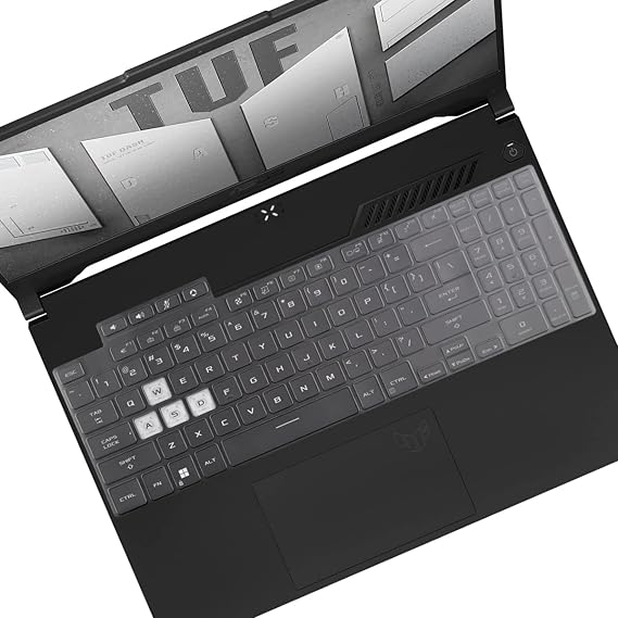 Keyboard Cover for 2023 2022 ASUS TUF Gaming F15 FX507ZM FX507ZC FX507VU / A15 FA507NU / A16 FA617NS / TUF Dash 15 FX517ZM, TUF Gaming F17 FX707 / A17 FA707 FA707RM 17.3 (Not Fit TUF A15 2022)
