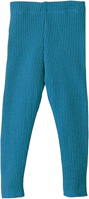 Disana 100% Merino Wool Baby Children Leggings Knitted Warm Knit Pants Trousers 332 Blue, 5056 0-3 M
