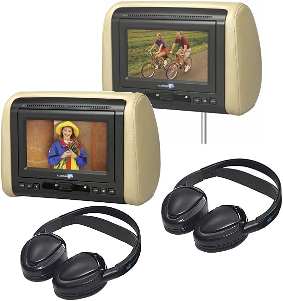 Audiovox Dual Dvd Mobile Video Headrest System