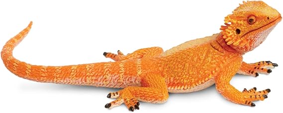 Safari Ltd. Bearded Dragon Toy - 8.5 Inch Realistic Reptile Figure for Kids
