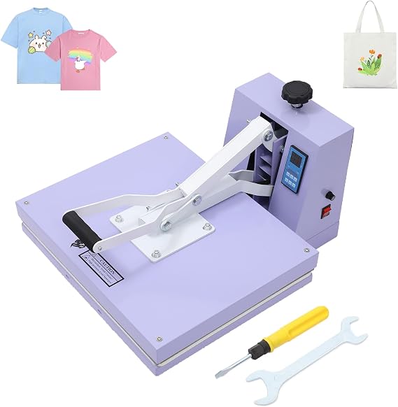 Heat Press Machine, 16 x 20 inch Flip Top Heat Transfer Machine, Fixed Digital Sublimation Heat Transfer Machine, T-Shirt Heat Press Machine for T-Shirts, Mugs, Hats, Plates, Caps