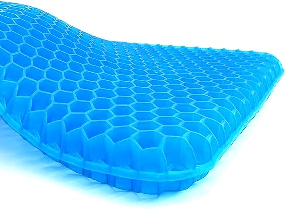 The Third Generation Gel Cushion, Zabuton, Uses Gel Technology from Japan, Double Layer Design, Zero Gravity Cushion, High Resilience, Breathable, Body Pressure Dispersion, Portable, For Cars, Chairs,