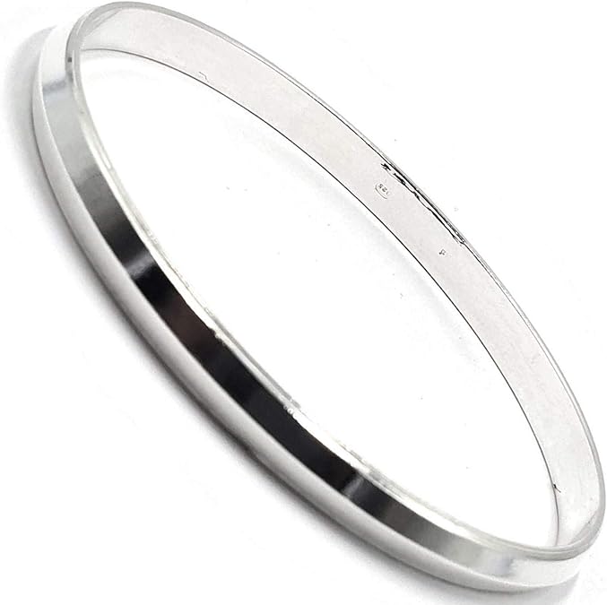 Balaji 925 Solid Sterling Silver Punjabi Sikh Kada/Bracelet-Style#07