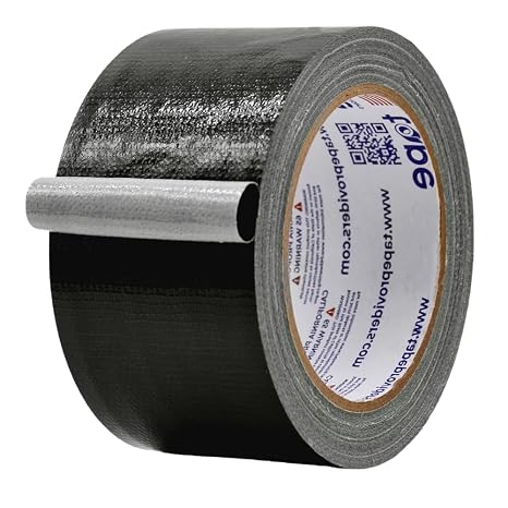 MAT Duct Tape Black Industrial Grade, 2.5 inch x 60 ft. Waterproof, UV Resistant for Crafts, Home Improvement, Repairs, Projects
