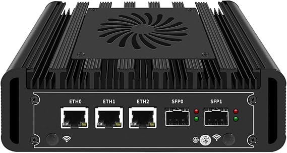 Mini PC N300 Firewall Hardware Intel 82599ES 2X 10GbE SFP+,3 * 2.5GbE LAN