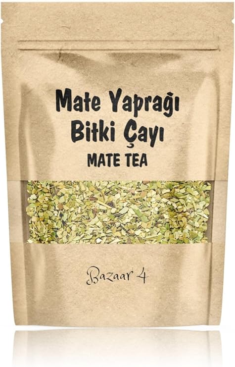 Bazaar 4 Mate Yaprağı Çayı Mate Tea 1. Sınıf Yeni Mahsul 125 Gr