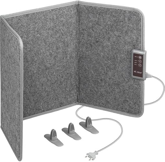 Infrared Desk Heater 51x100cm Heating Panel 165W Stand Heater for Office Desk Workplace Temperature up to 65°C foldable heating wall