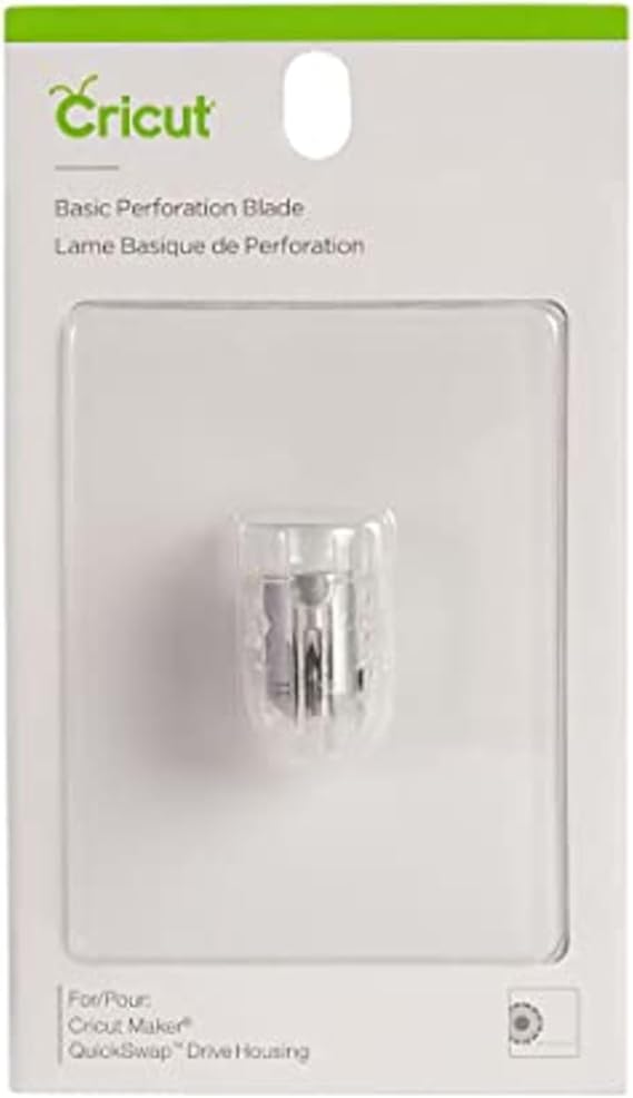 Cricut Basic Perforation Blade (2.5 mm Teeth/0.5 mm Gaps), Silver