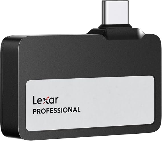 Lexar Professional Go USB 3.2 Gen 2 USB-C Portable SSD (Black)