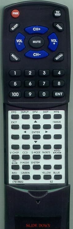 Replacement Remote Control for ILO PDP4210EA1, RC01B4, E7501056202