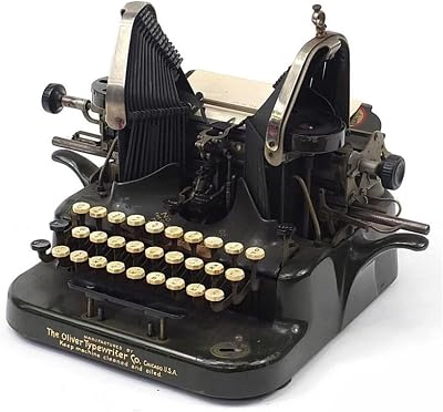 Old Fashioned English Typewriter 1907 United States Retro Art Nostalgia Collectible Gifts - Can Type Normally - 38  35  27CM