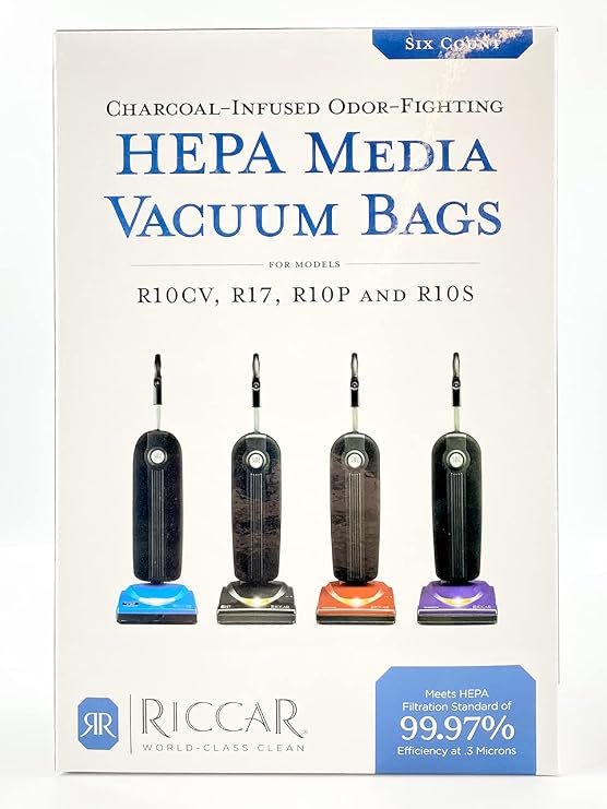Riccar Superlite Hepa Vacuum Bags, Rlh-6