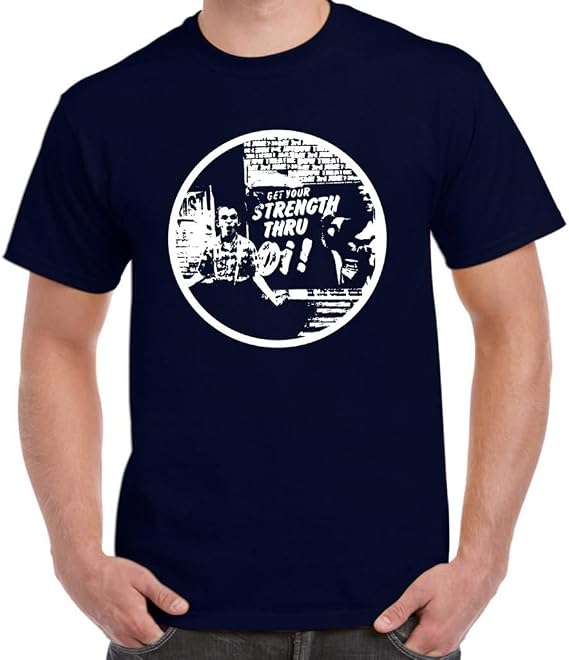 Tribal T-Shirts Men's Strength Through Oi Skinhead T-Shirt