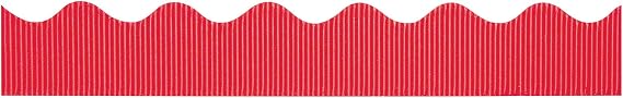 Pacon Bordette Decorative Border, Flame, 2-1/4" x 50', 1 Roll