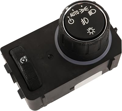 GM Genuine Parts 84448515 Black Carbon Headlamp Switch