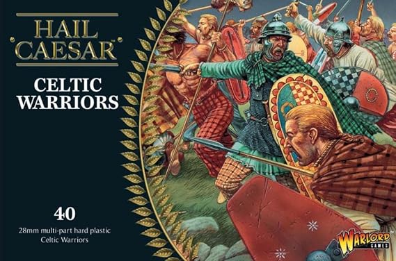 Warlord Games Celt Warrior Infantry - 28mm Scale Plastic Miniatures for Hail Caesar Highly Detailed Ancient Era Miniatures for Table-top Wargaming
