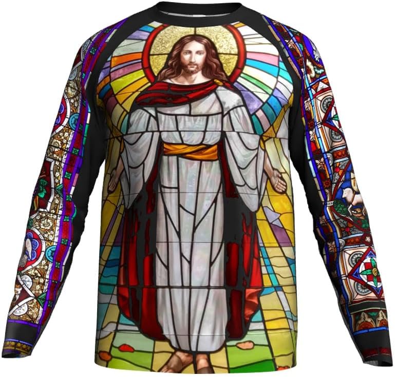 Mx Jersey Church Motocross Clothes MTB Mountain Bike Shirt Long Sleeve Jesus Jacket Christ God T-Shirt Downhill Top