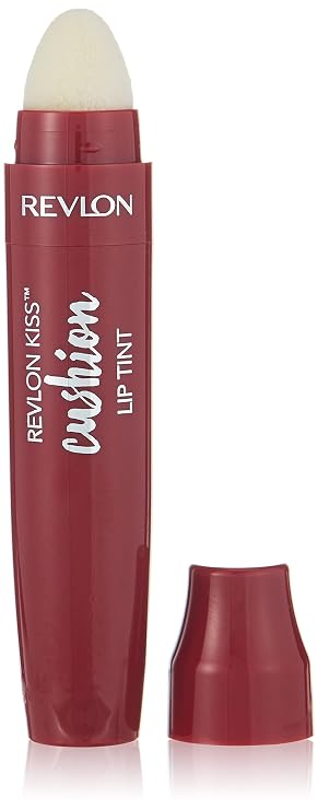REVLON Kiss Cushion Lip Tint Lipstick, Naughty Mauve