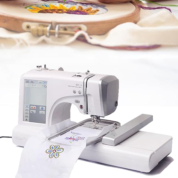 Automatic Sewing Machine, 150 Built-in Designs Electric Embroidery Machine, Computerized Sewing and Quilting Machine, 162 Built-in Stitches, LCD