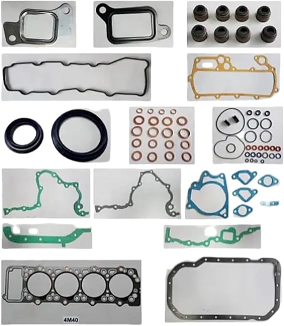 4M40 Engine Full Gasket Kit with Head Gasket ME996512 Compatible with Mitsubishi 4M40 4M40T 2835cc Engine