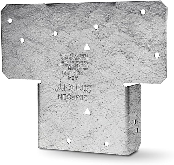 Simpson Strong-Tie AC4 AC Galvanized Adjustable Post Cap for 4X (Pack of 20)