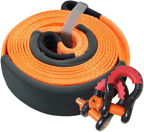 Tow Rope,Car Trailer with Nylon Car Trailer Ropeng Off-Road Puller with Thickened Elastic Traction Trailer with Single Outdoor Camping Equipment