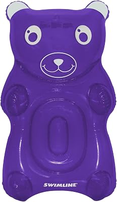 60 Purple Gummy Bear Swimming Pool Float
