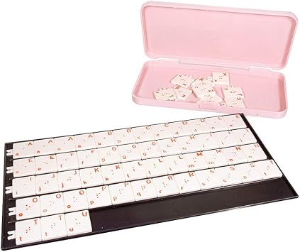 Word Building Educational Kit- Braille and Tactile Alphabet