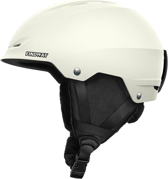 Findway Ski Helmet [Upgrade] Snowboard Helmet for Adults,[Goggles Friendly] Durable ABS Shell, Protective EPS Foam & Adjustable Dial, Snow Sport Helmet for Men, Women & Youth