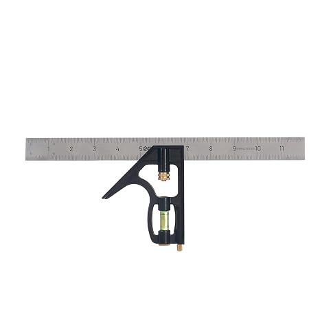 BLACK CANYON 12 in Combination Square, Stainless Steel