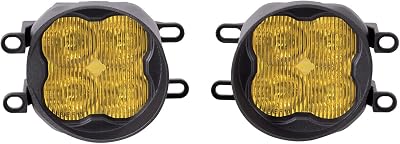 Diode Dynamics SS3 LED Fog Light Kit compatible with Toyota 4Runner 2014-2024, Yellow SAE Fog Sport