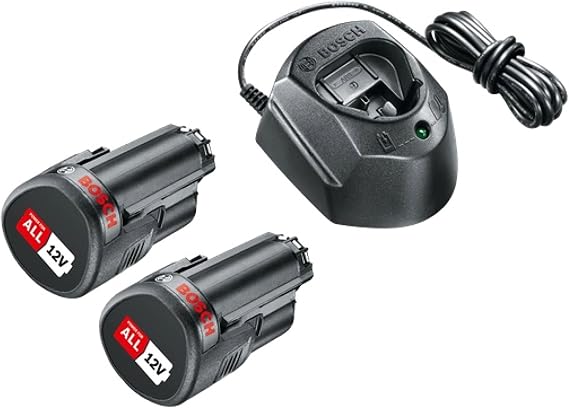 Bosch Akku Starter Set (2 Akku,12 Volt System, im Karton)