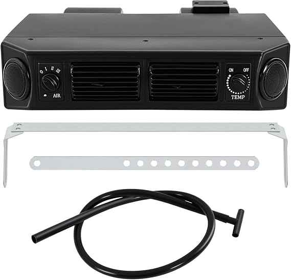 CNCEST Universal Air Conditioner UN, Car Air Conditioner 12V 30W Universal A/C 32 Pass 4 Way Coil, Maximum Airflow and Cooling Capacity 3 Flow Speed Air Conditioning Evaporator for Car RV