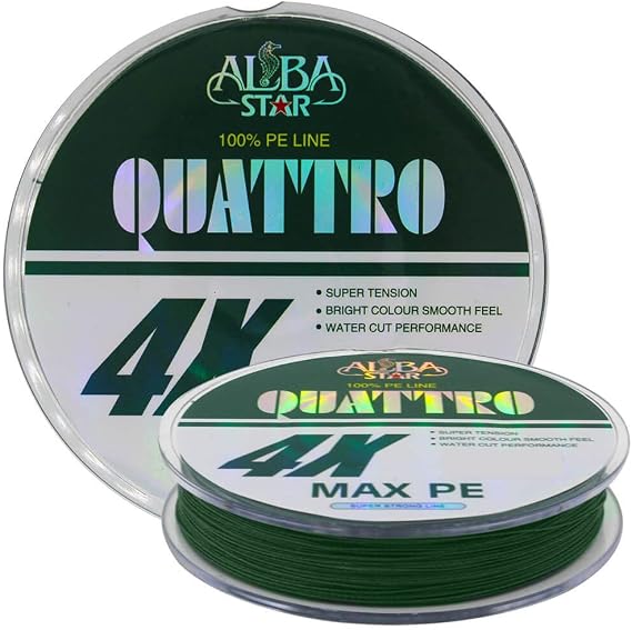 AlbaStar Quattro x4 Green İp Olta Misinası 150 mt