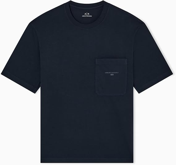 Armani Exchange Men's Pocket Text Logo Tee