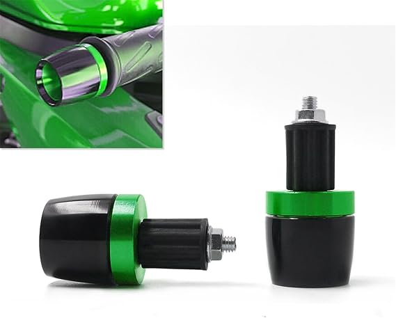 7/8" Universal Motorcycle Handlebar Grips Plug Aluminum Bar End Cap Sliders Replacement for Suzuki SV650 DR650 DR 650 S/SE Bandit GSF250 GSF600 GSF650 GSF1200
