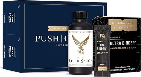 Quicksilver Scientific PushCatch Liver Detox Cleanse, 2 Piece Kit