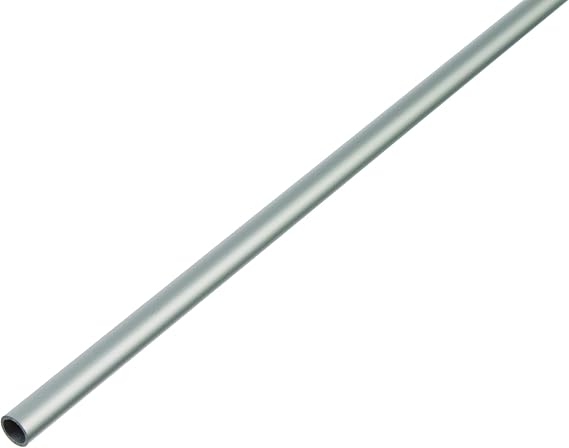 Rundrohr silb.elox.6x1 mm Aluminium 1m 7341