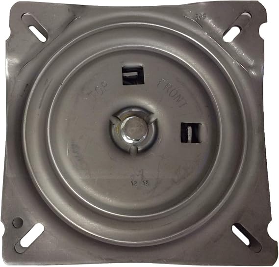7" Angled Bar Stool Swivel Plate w/ Memory Auto Self Return Feature - S4938