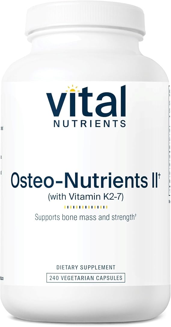 Vital Nutrients Osteo-Nutrients, Vegetarian, 240 Capsules