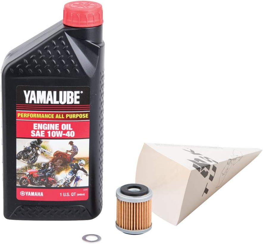Tusk 4-Stroke Oil Change Kit Yamalube All Purpose 10W-40 for Yamaha WR250F 2020-2025