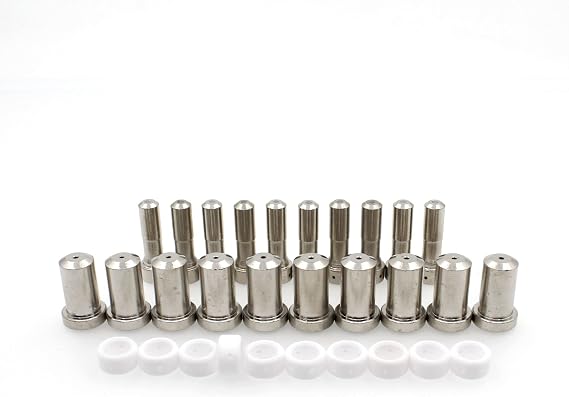 PT-23&27 Plasma Electrode Nozzle Tip 30A Swirl Ring 33366 33368 33367 30pcs