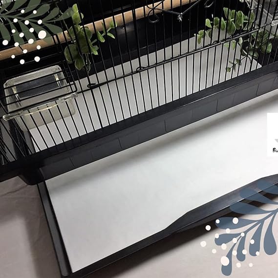 BirdCage Liners - POLY COATED, Small Sizes, Custom Orders, 60, 100 or 150 Pre-Cut Sheets, Up to 225 Ft