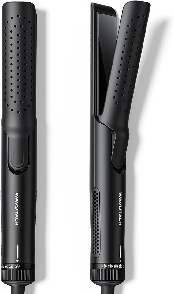 Wavytalk Airflow Styler Cool Curl 2 in 1 Hair Straightener and Curler