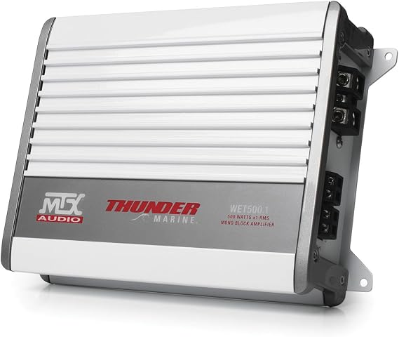 MTX WET500.1 1000 Watt Marine Mono Amplifier Class D Amp 4 Boat/ATV/UTV/RZR/Cart