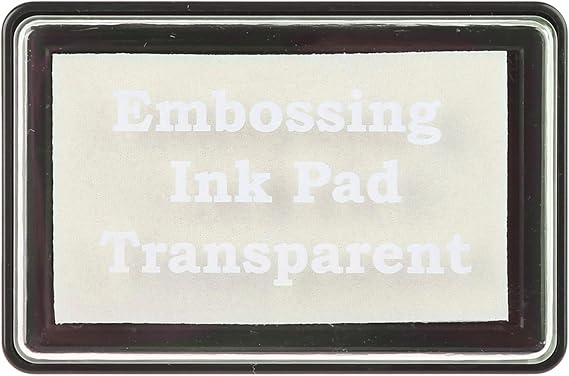Embossing Pad Transparent Stamp Inkpad For DIY Planner Scrapbook Card Making DIY Silicone Transparent Stamp Cling Seal Scrapbook Embossing Album Decor Craft Self Inking Pre-Inked Office Stamp Set