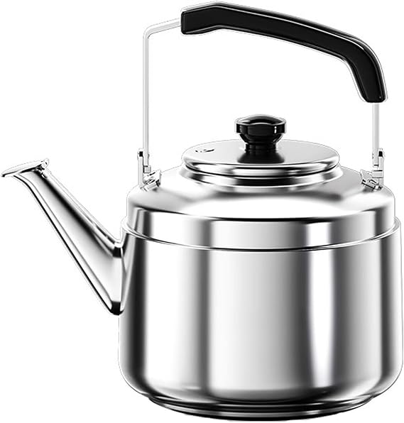 316 Stainless Steel Tea Pot,Kitchen Stove top Kettle,Whistling Tea Kettle,Slender spout,hot Water Boiler Tea Kettle,Gas Stove Induction Cooker hob Kettle