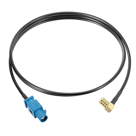Bingfu Vehicle Car Truck SUV Satellite Radio Antenna Adapter Converter Cable, 3.28ft Fakra Z Male to SMB Plug Coaxial Pigtail Cable for Car Sirius XM Satellite Radio Stereo Receiver Tuner